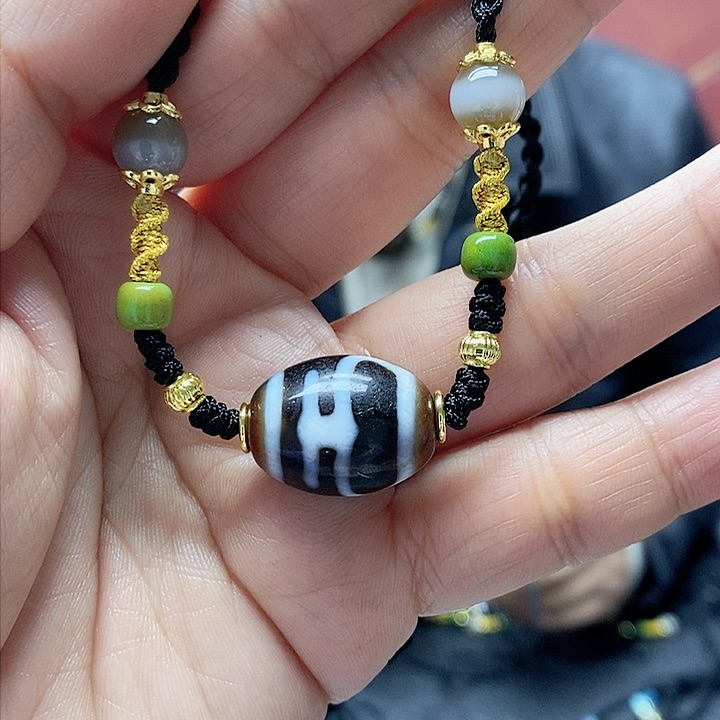 玛瑙/玉髓颈饰合金