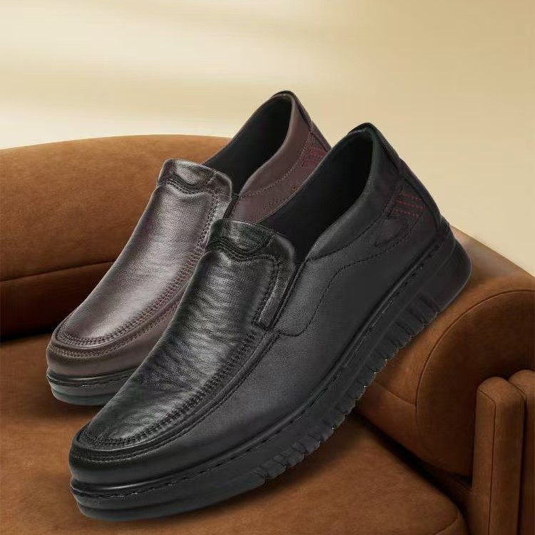 老美华秋季男士休闲黑色布鞋433101024