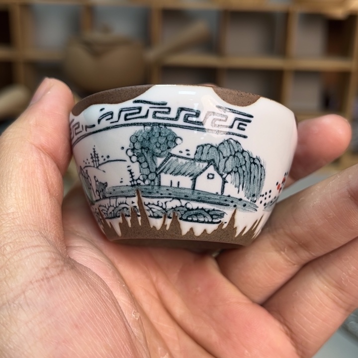 壶老段烧陶瓷茶器