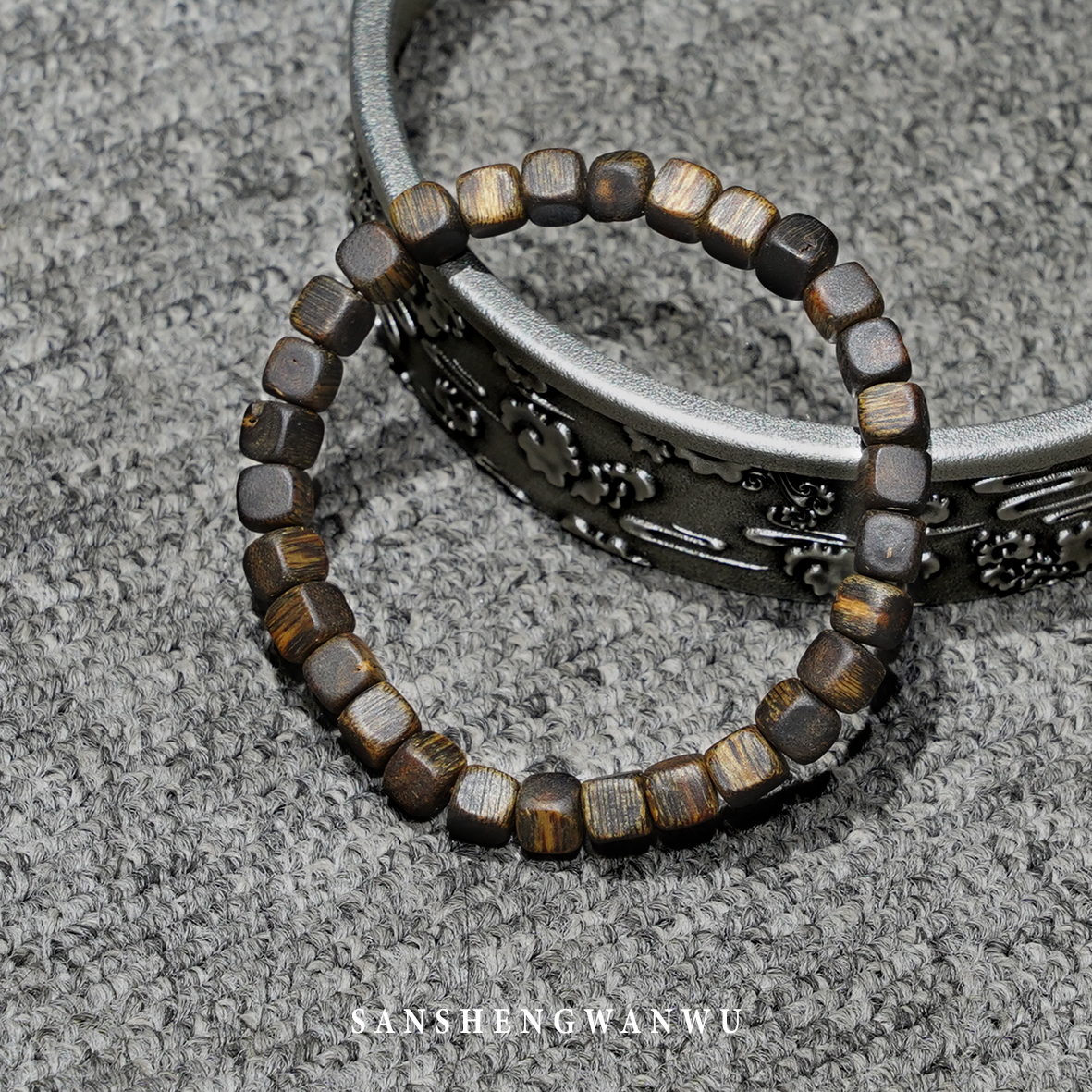 沉香莺歌绿奇楠金沙叶0.6方珠单圈（沉水）多样性发其一650071