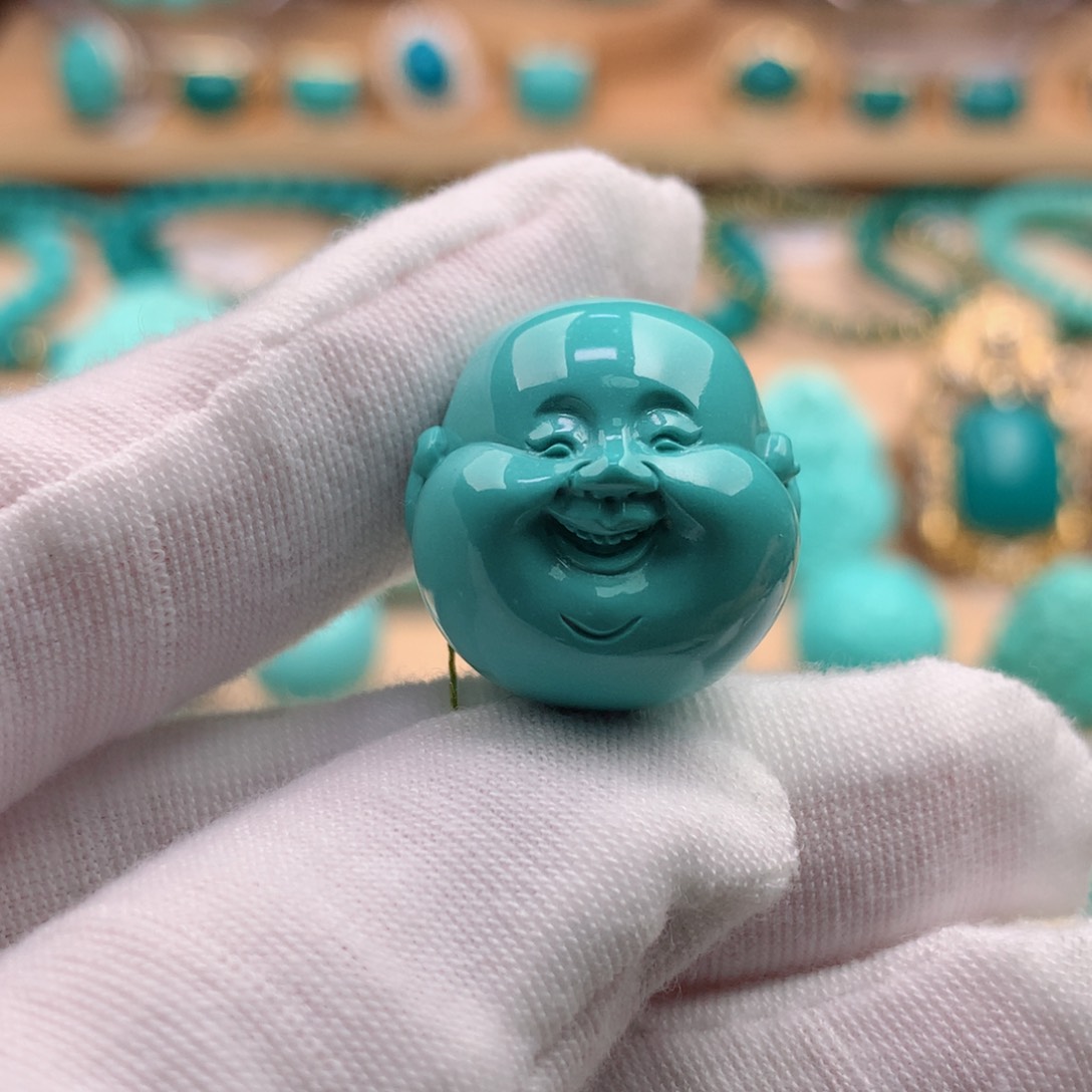 绿松石珠宝奇石未镶嵌