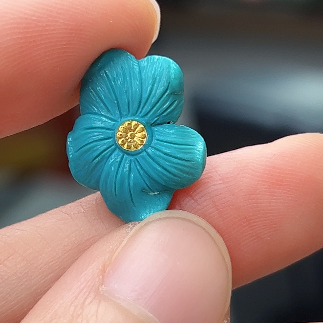 绿松石珠宝奇石未镶嵌