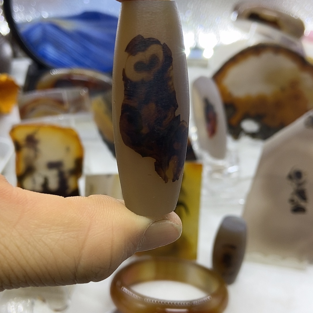 定制玛瑙巴玉玛瑙象形天珠
