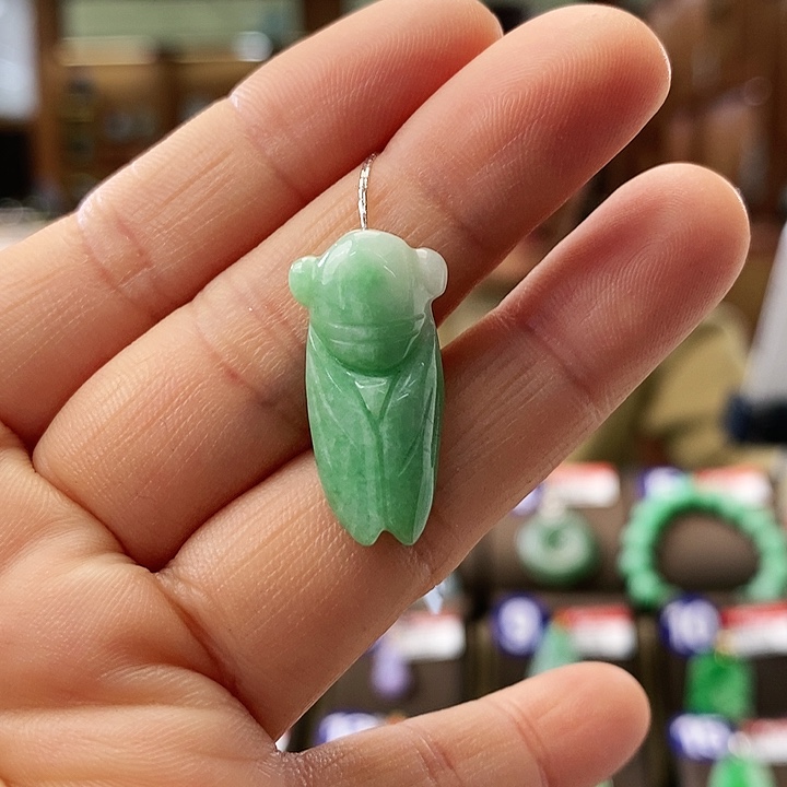 翡翠颈饰未镶嵌花件