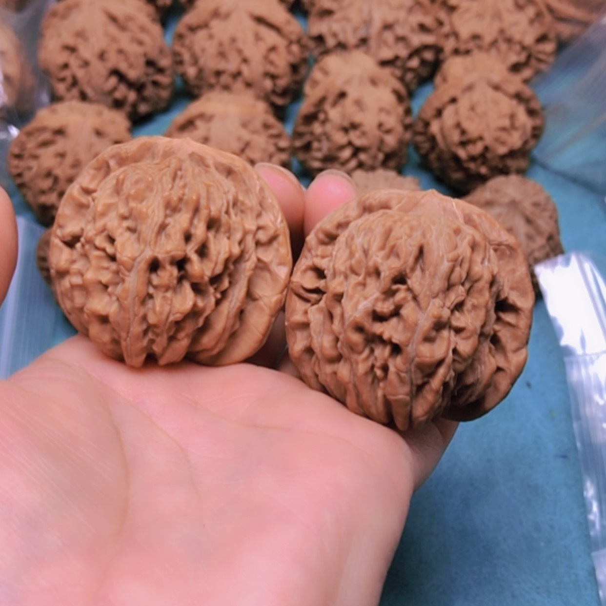 【闪购商品】摆件核桃43.5四座楼有修出油