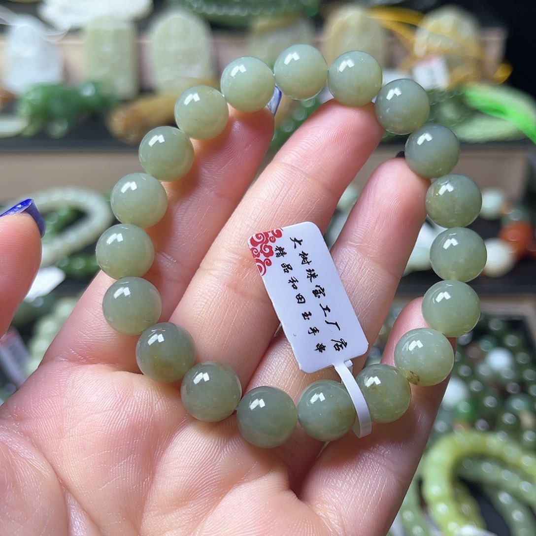 和田玉手链未镶嵌