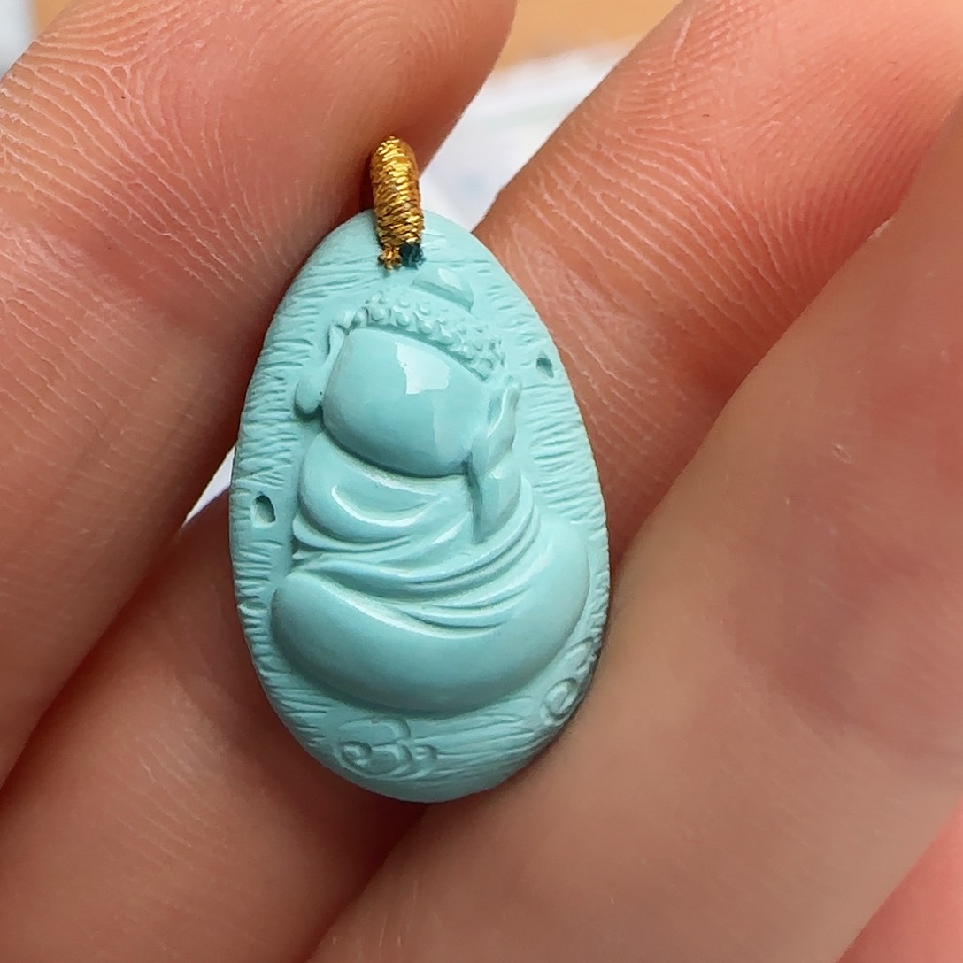 绿松石珠宝半成品未镶嵌