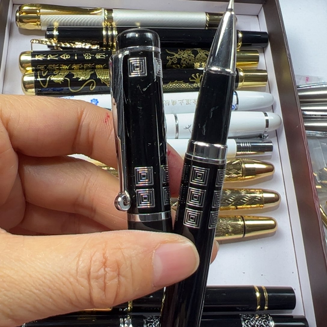 便携式全铜转运珠笔夹宝珠笔重42克