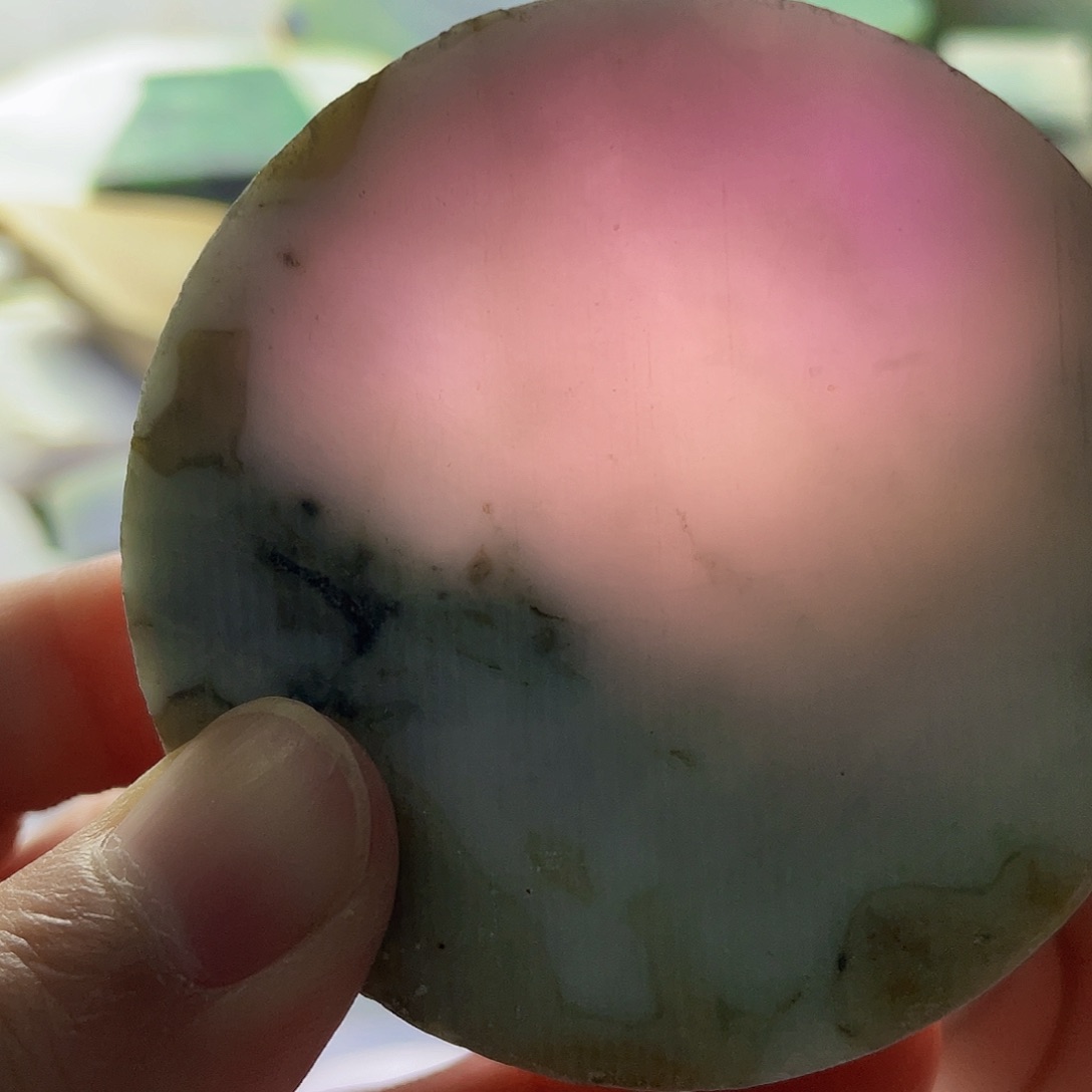 翡翠颈饰未镶嵌毛料19