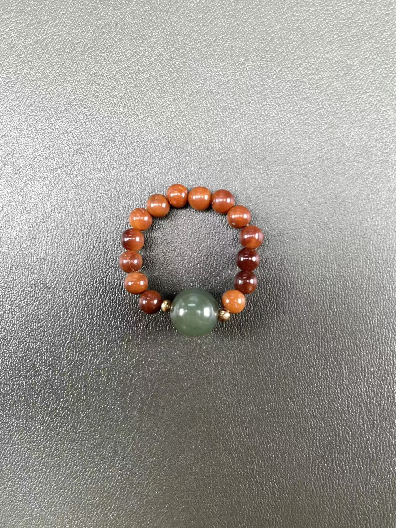 库克戒指（绿） 无礼盒 MK176