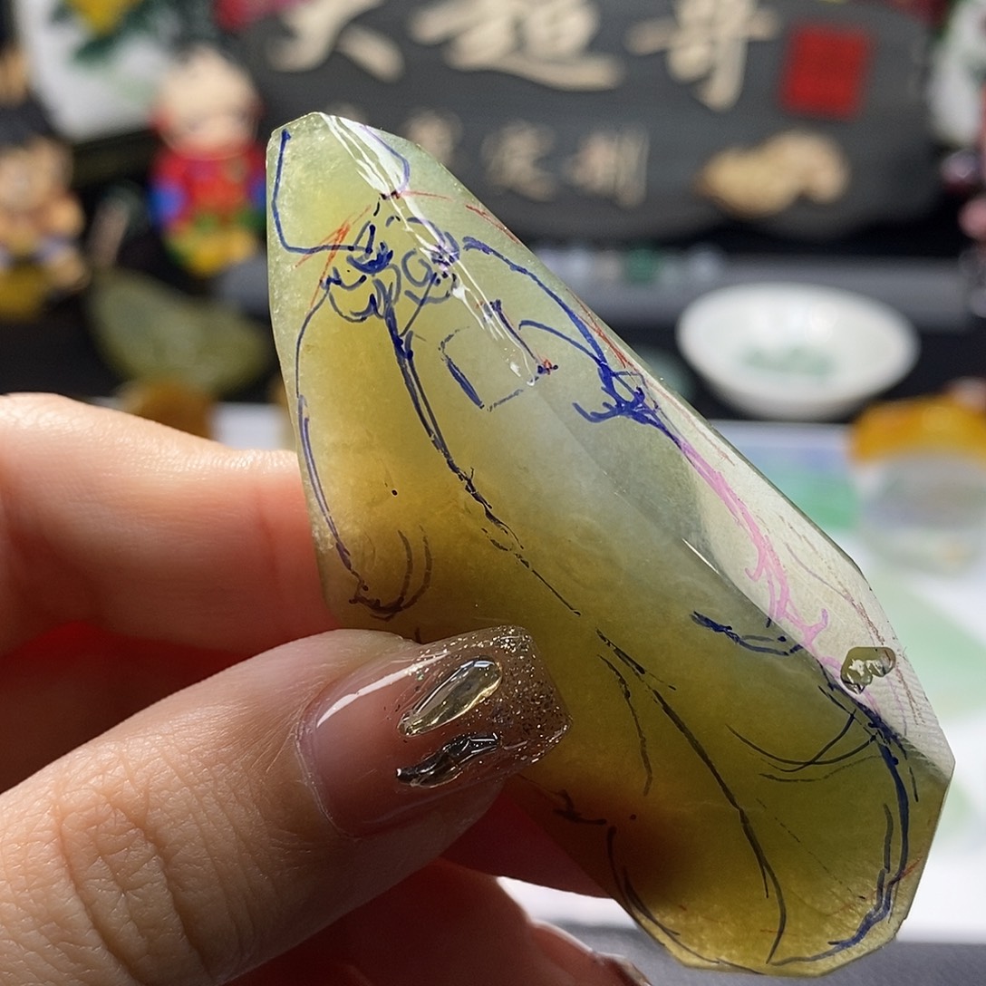 定制翡翠未镶嵌福利材料