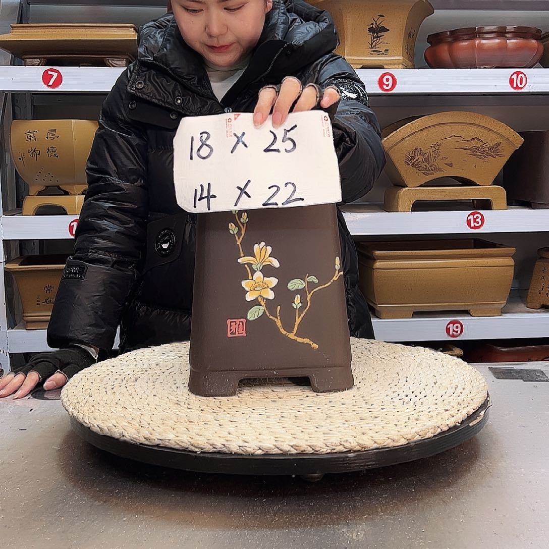 紫砂花盆紫砂花盆