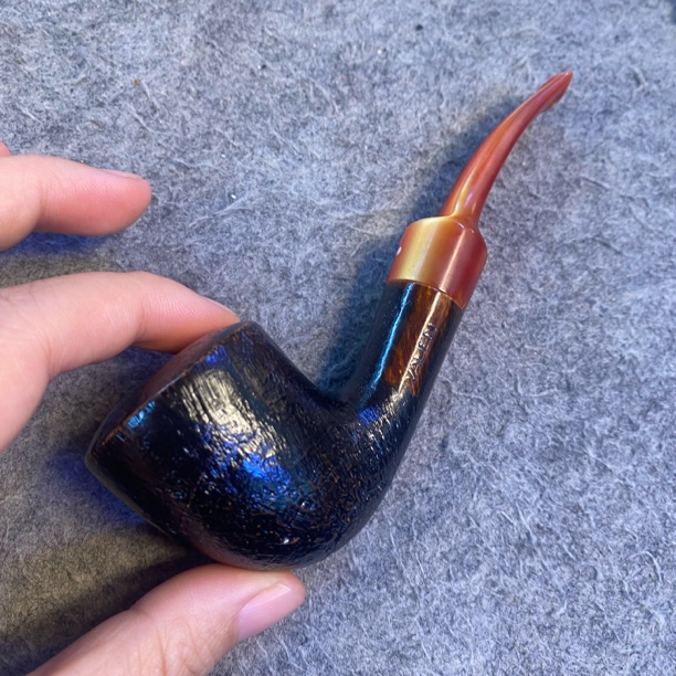 老斗德国画画石楠木烟斗