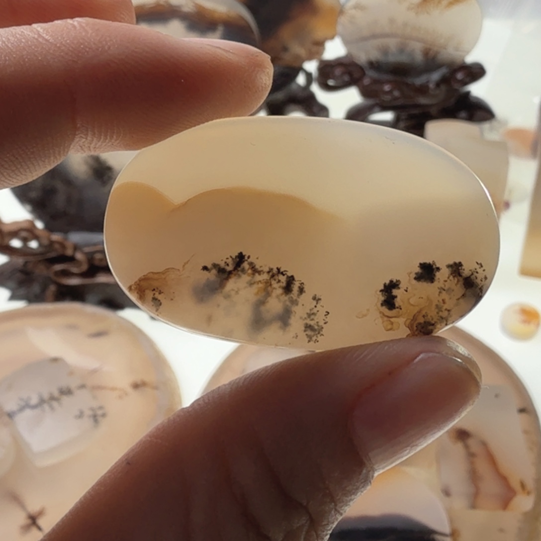 未镶嵌玛瑙/玉髓珠宝半成品