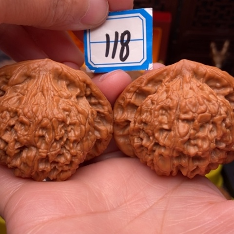 文玩核桃吊坠官帽55