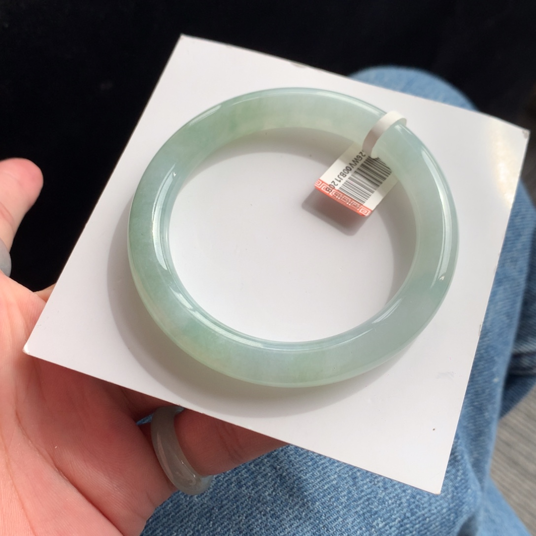 翡翠未镶嵌手镯50号57.2