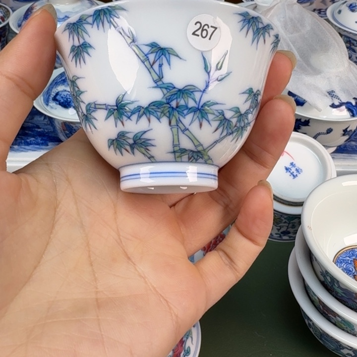 景德镇手工手绘杯子267
