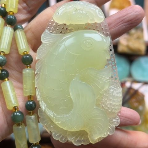 岫玉挂件未镶嵌挂件