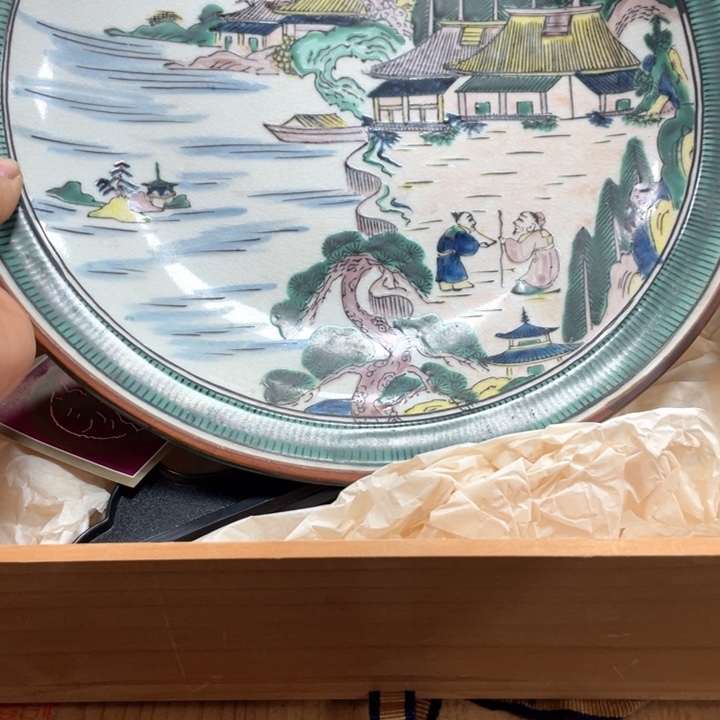 瓷片瓷工艺品摆件