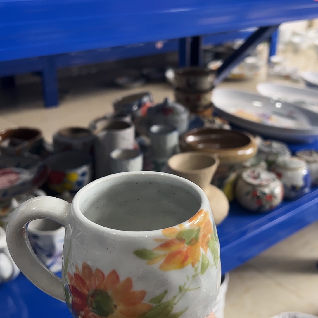 瓷片景德镇陶瓷手工手绘制作