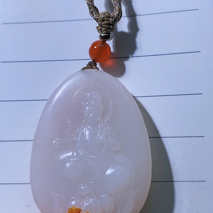 和田玉颈饰未镶嵌巴***哥