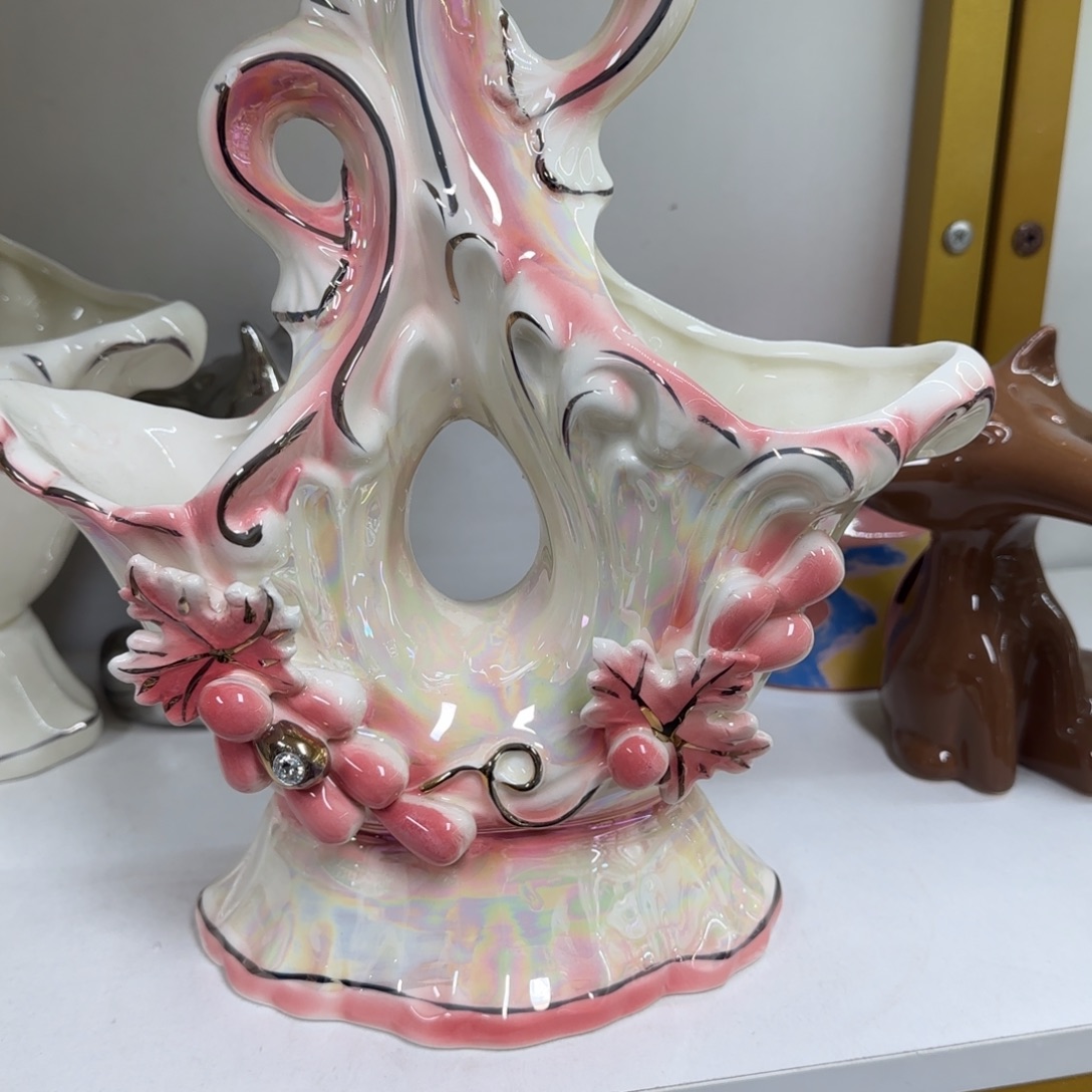 瓷片陶瓷工艺花瓶摆件