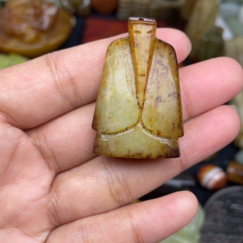 和田玉未镶嵌颈饰25