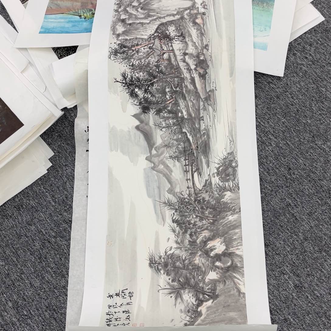国画清**痕绘画艺术作品展