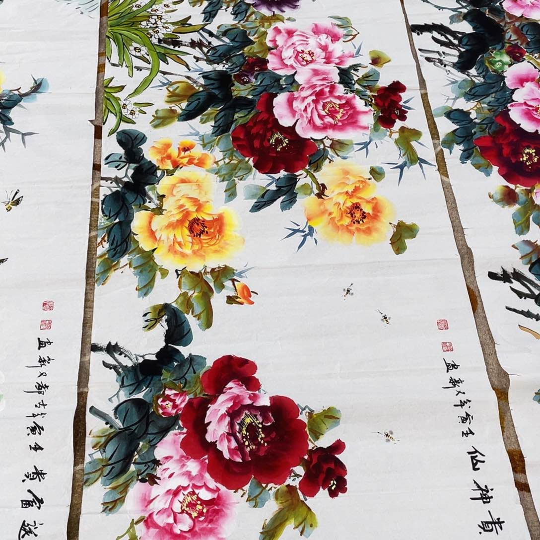 国画木***品定制作品画心