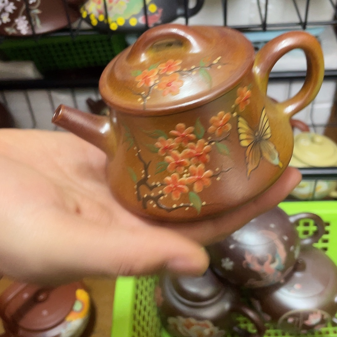 ᨶ***࿐茶杯红泥紫砂主人杯170cc