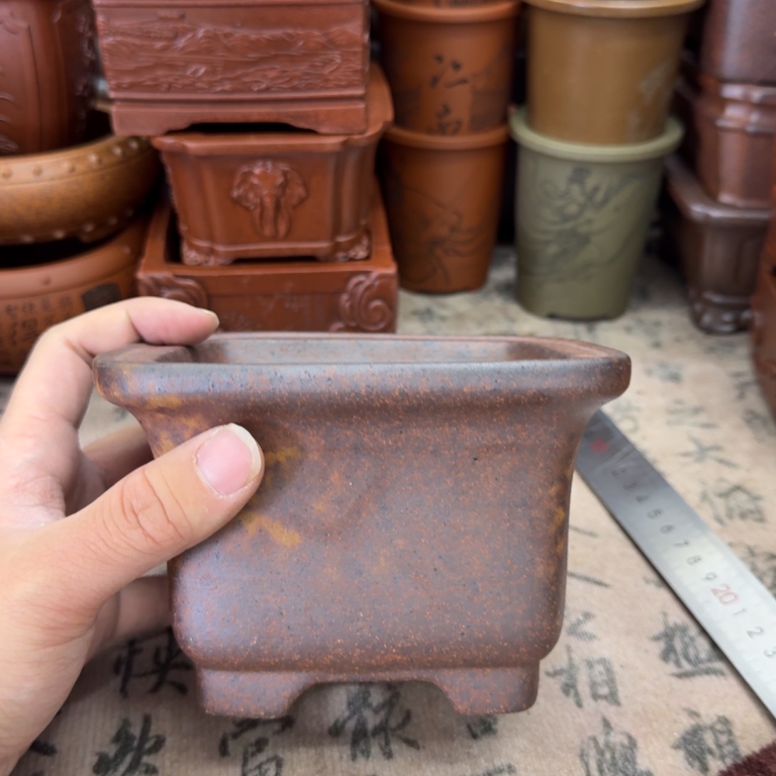 紫砂花盆宜兴紫砂正品花盆11.5x7.8