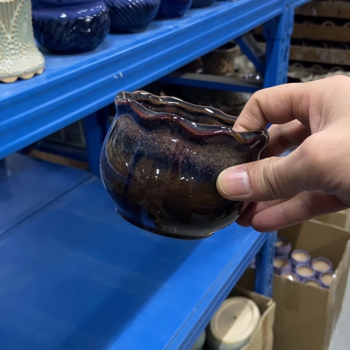 陶瓷花盆单场满9.9发9*7