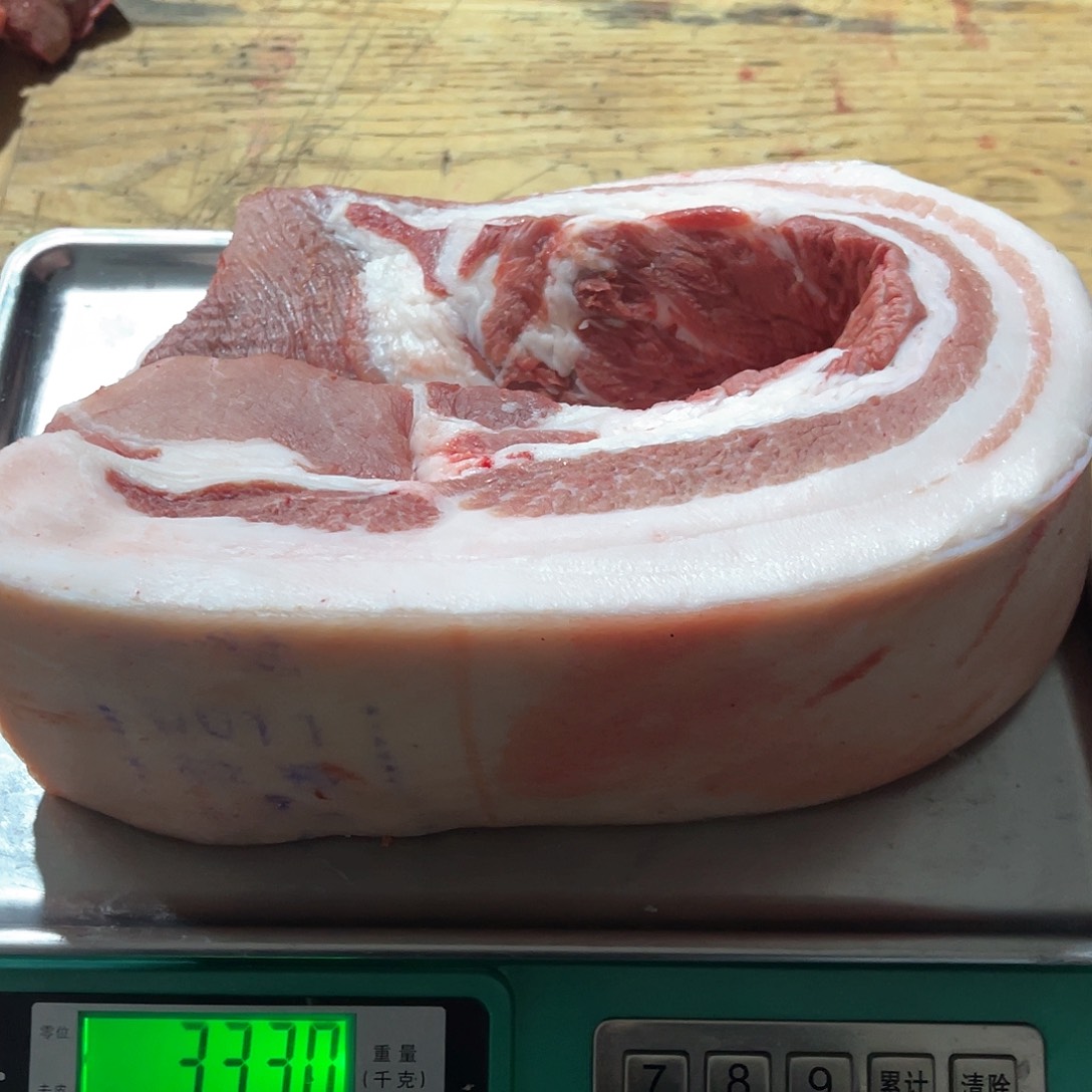 7天中国大陆五花肉