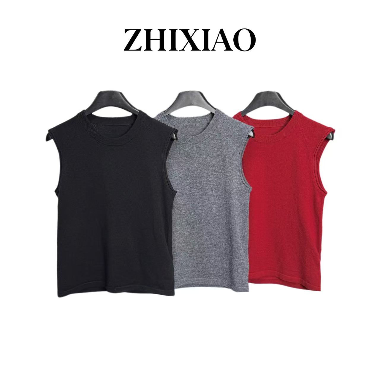 【ZHIXIAO】秋冬新款：极简休闲背心2639