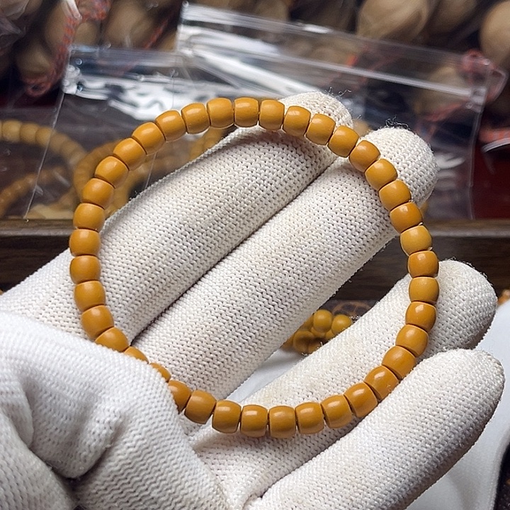 橄榄核手串/手链6.0老挝核尖 直切 