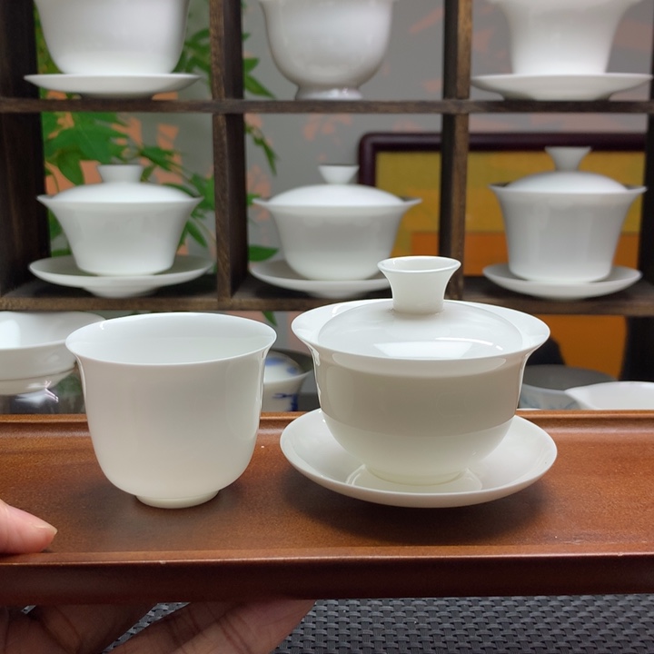 一人喝乌龙，迷你小盖碗60cc+铃铛杯60cc