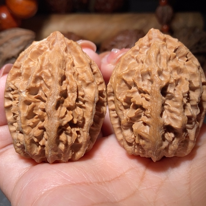 把件文玩核桃东北楸子小雪222