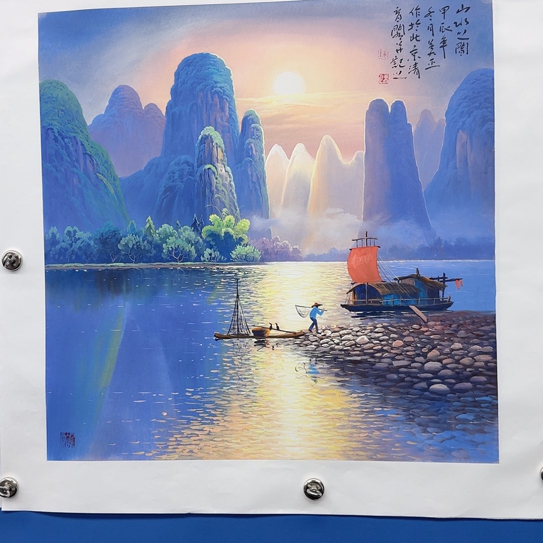 国画多次参加国内外大型展览活动
