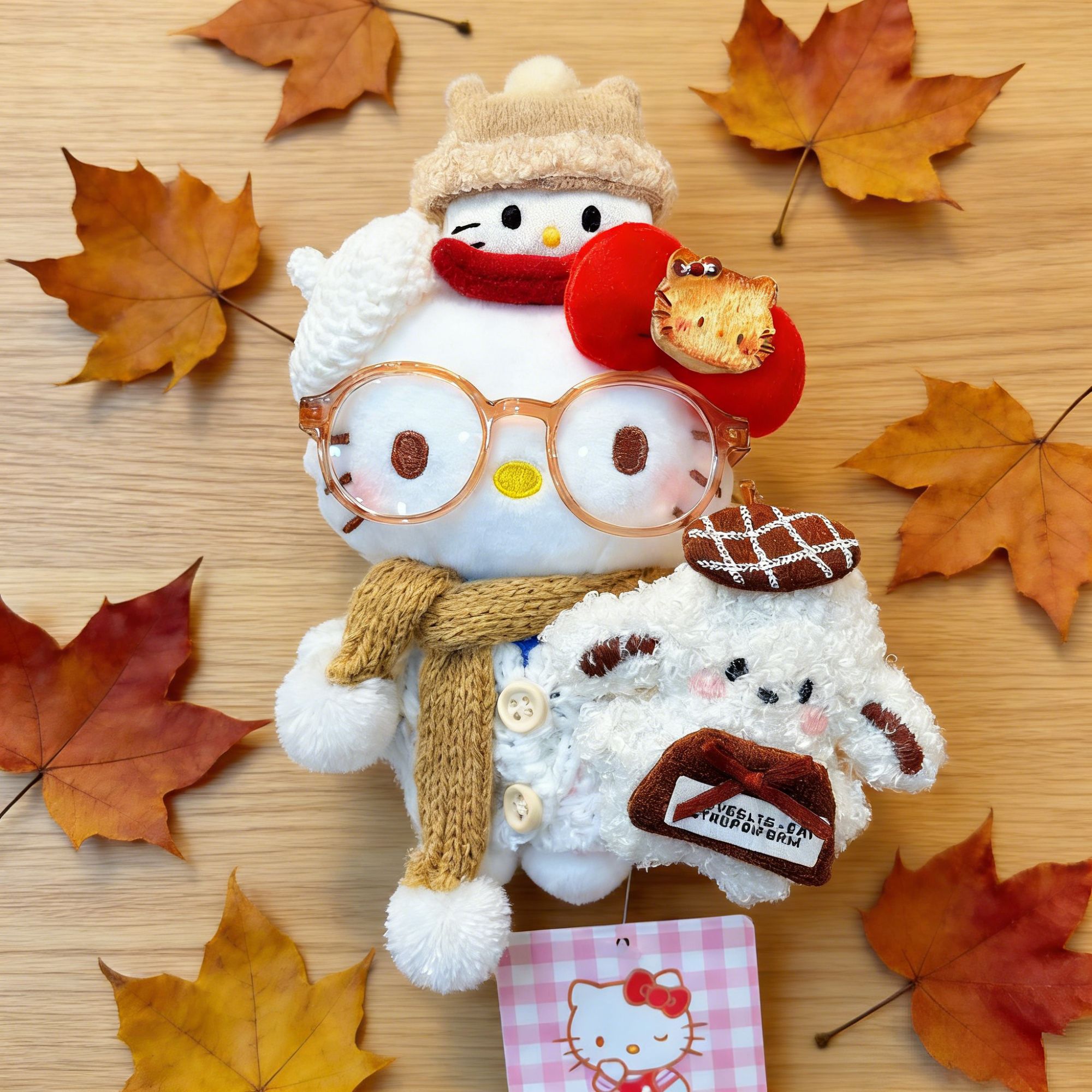正版hellokitty书包挂件包包装饰钥匙扣车载小玩偶摆件kt生日礼物