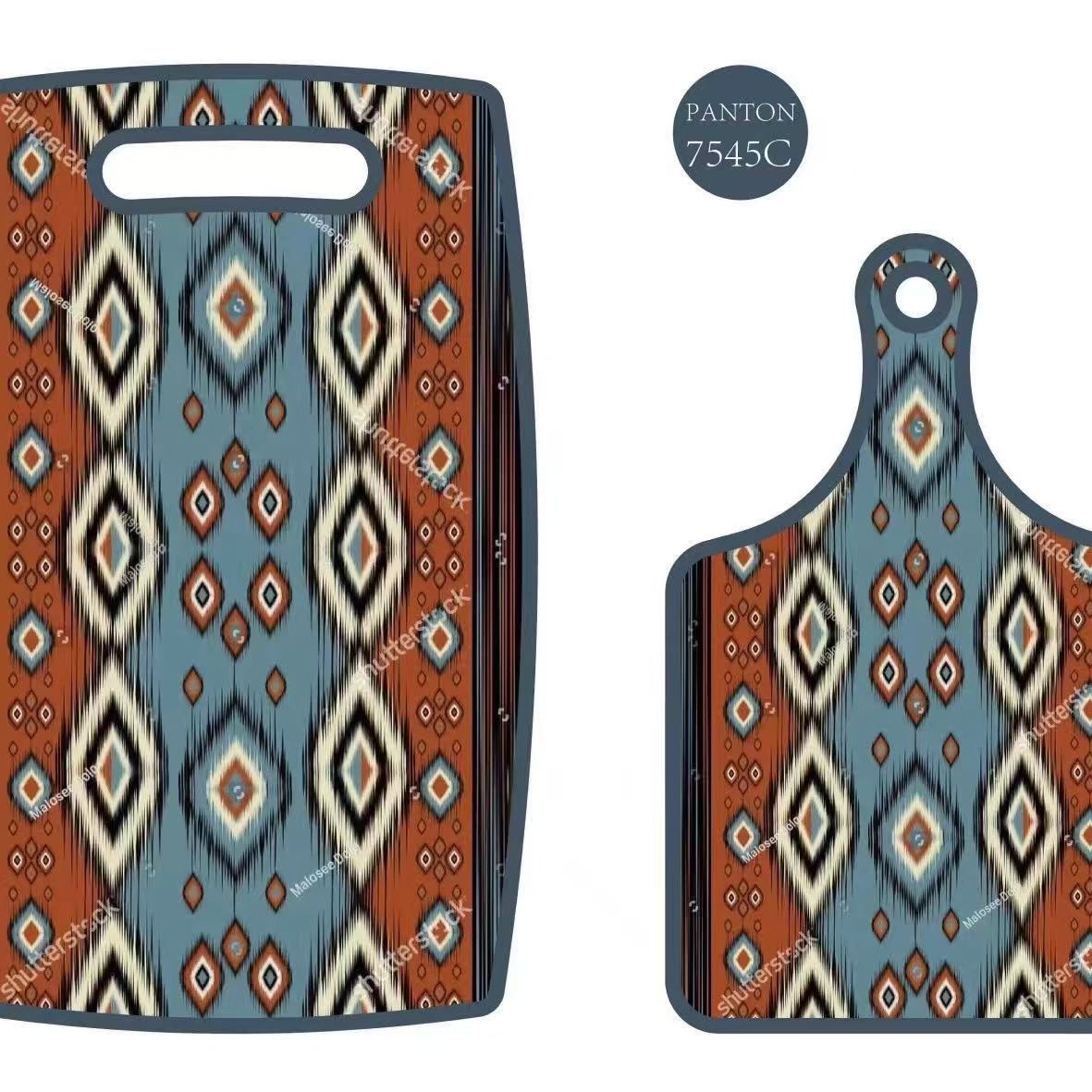 新疆特色艾特莱斯餐具大小组合菜板大小一套双面防水多功能组合