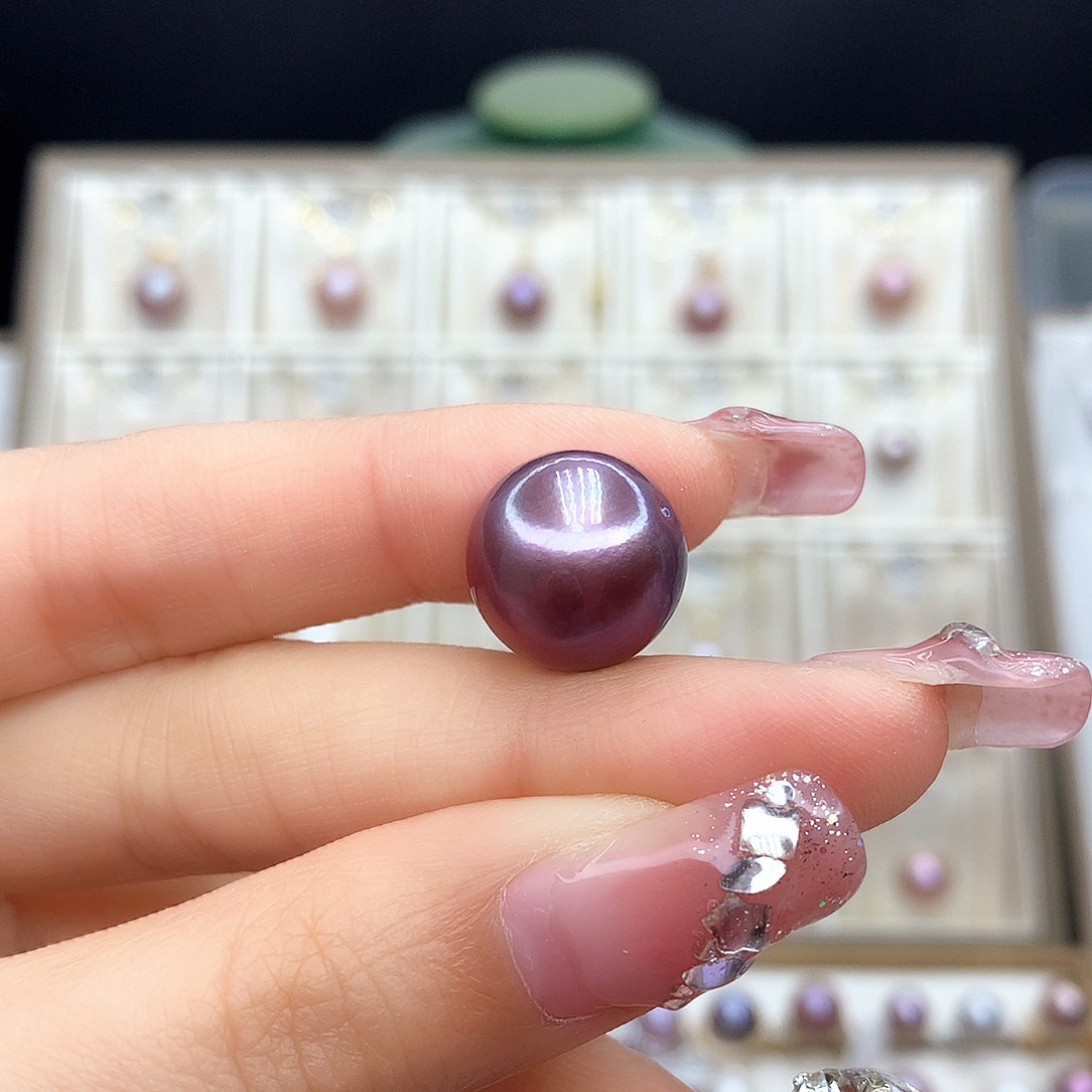 淡水珍珠颈饰18K金镶嵌易*尧