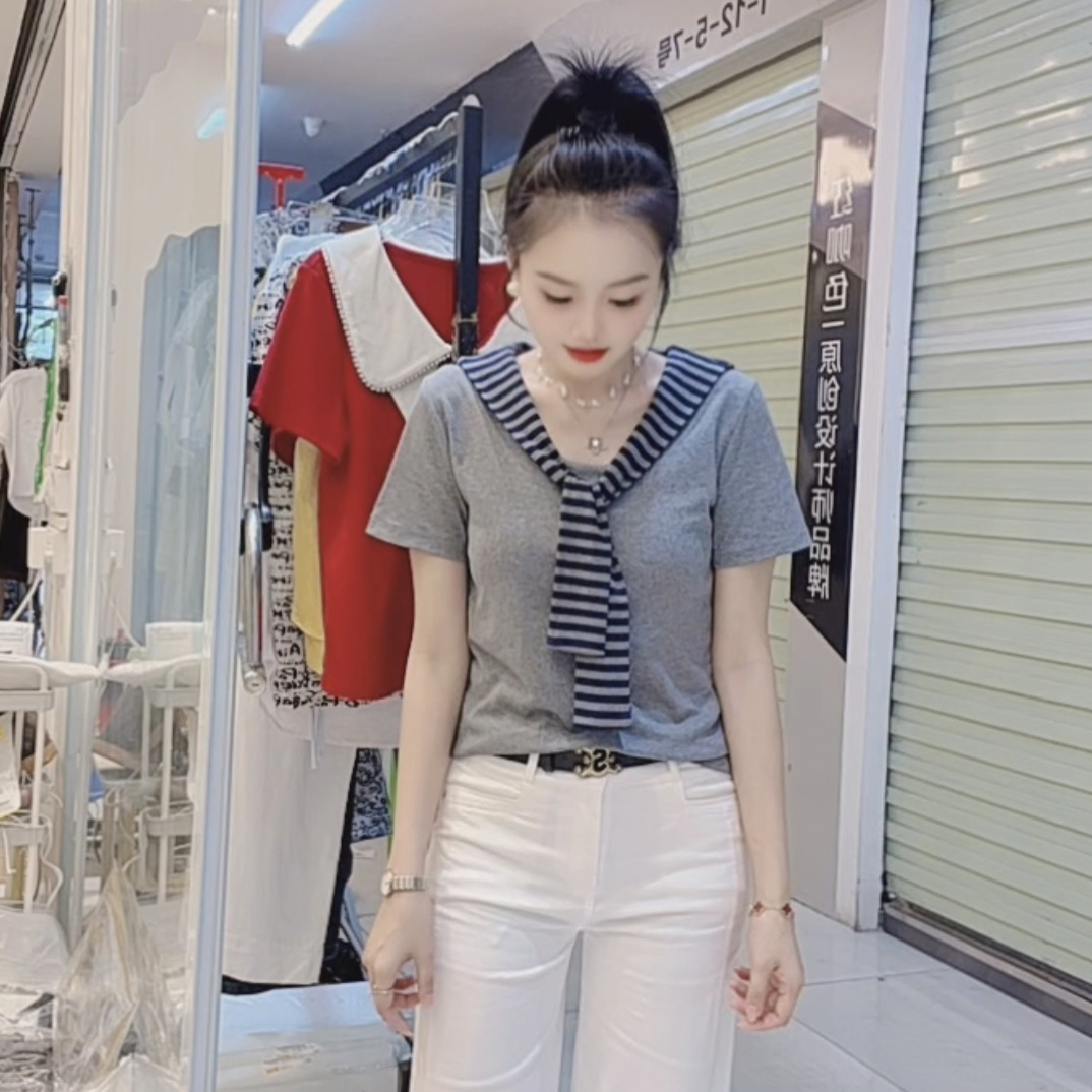 【小玉】新款时尚潮流韩版披肩设计百搭显瘦女士上衣