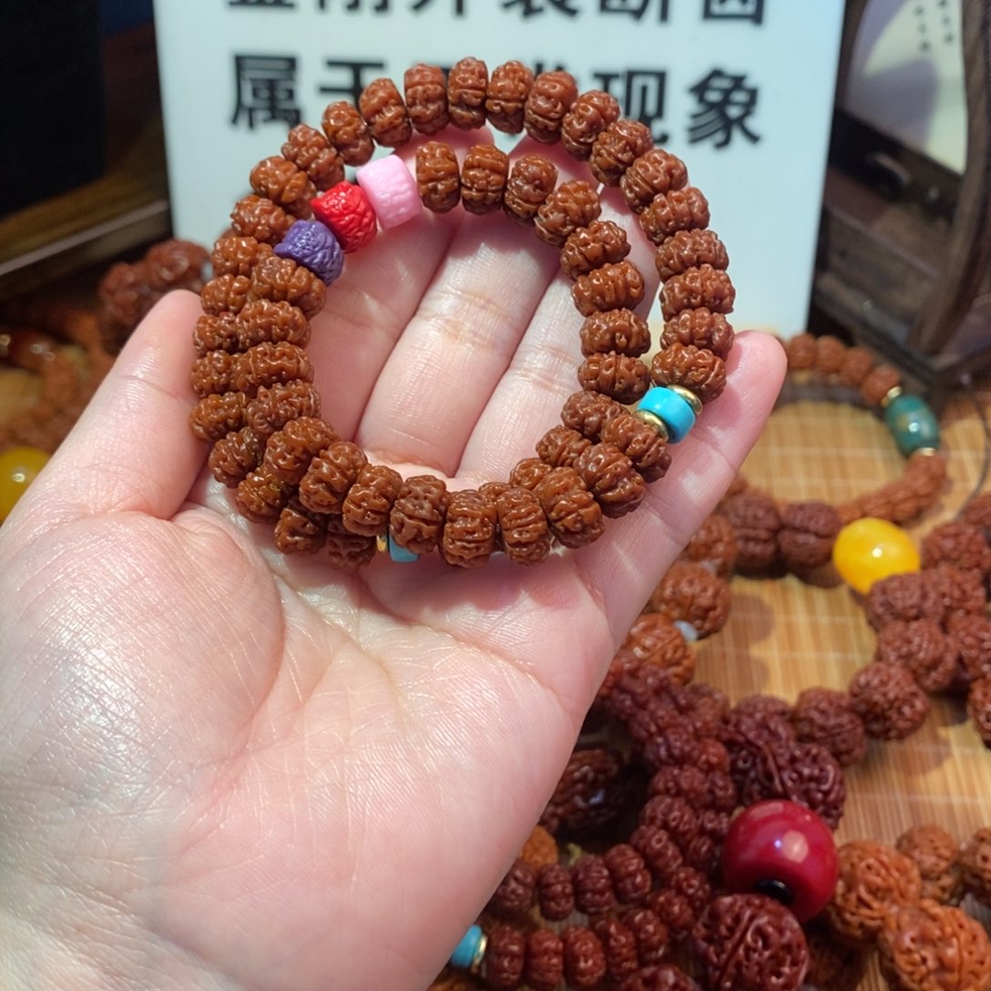 金刚菩提吊坠10老树王双圈醒狮