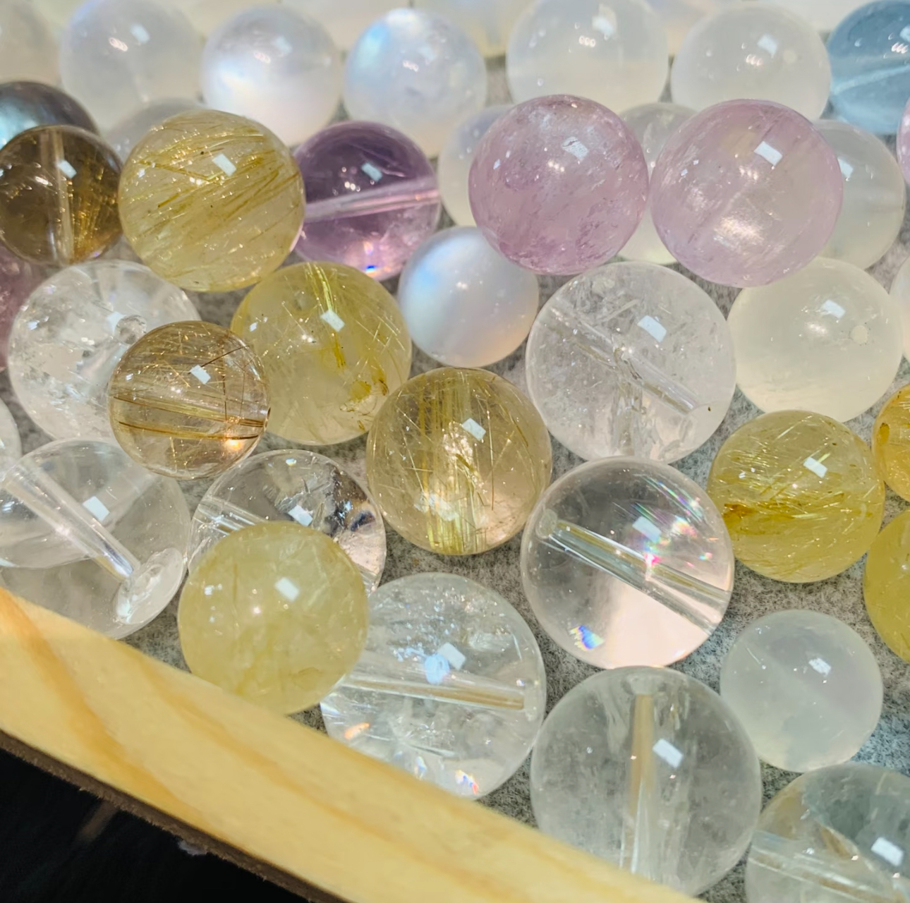【10mm-15mm】DIY水晶多宝散珠