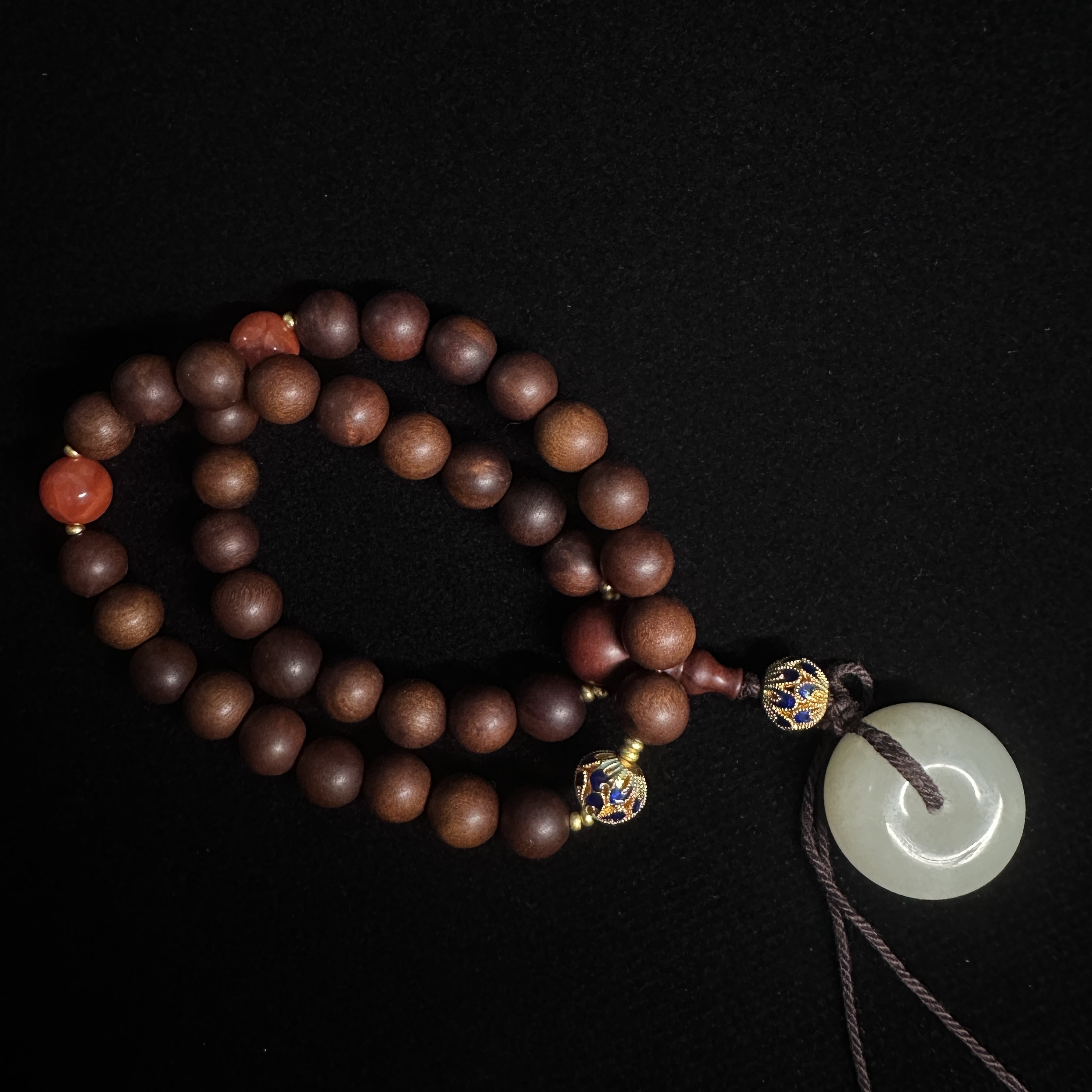 36颗雷击枣木手持念珠手绳手链手串