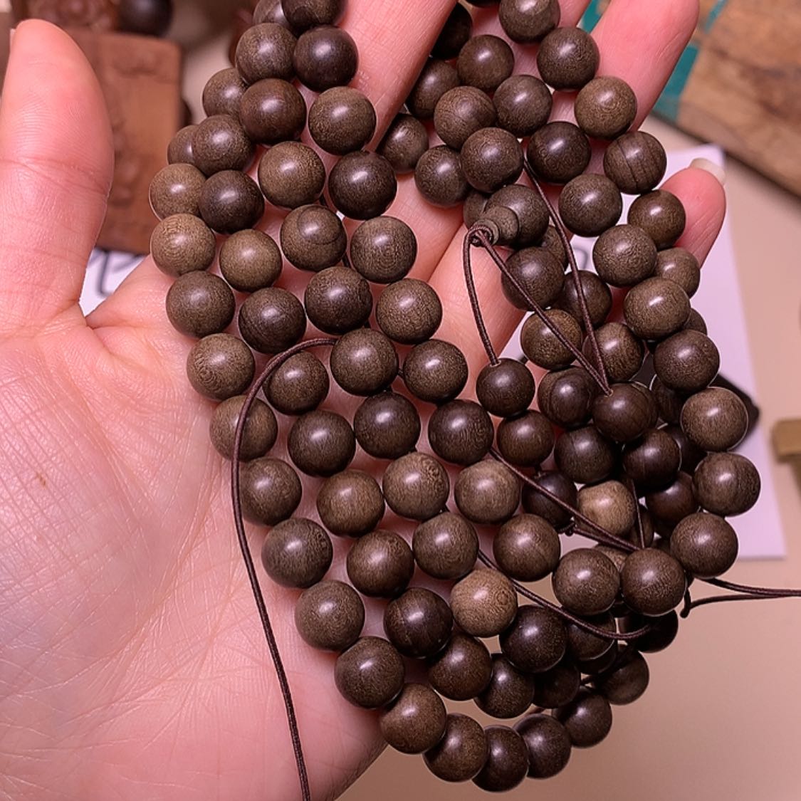 【闪购商品】檀香木手串/手链檀香阴沉0.8/108