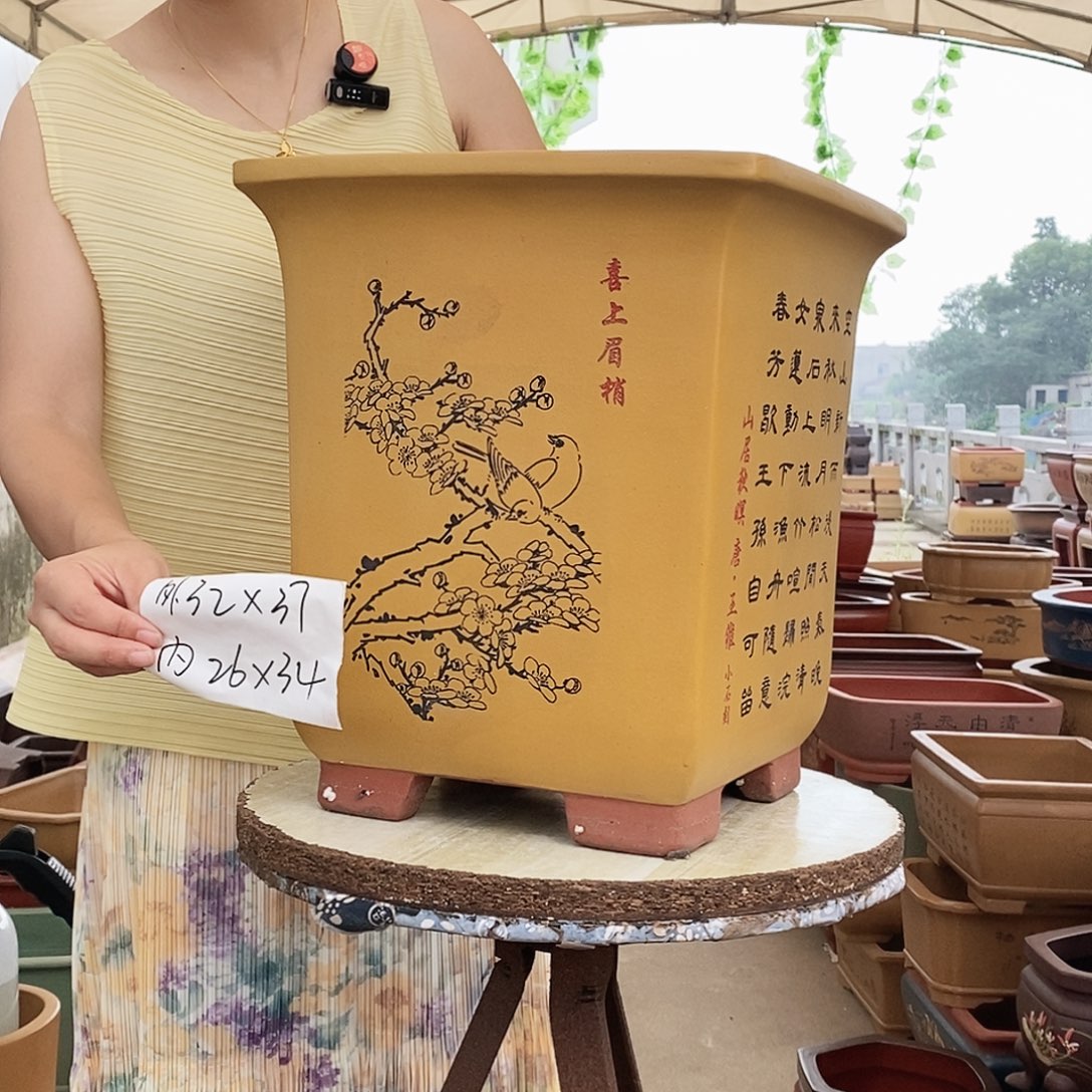 紫砂花盆紫砂花盆