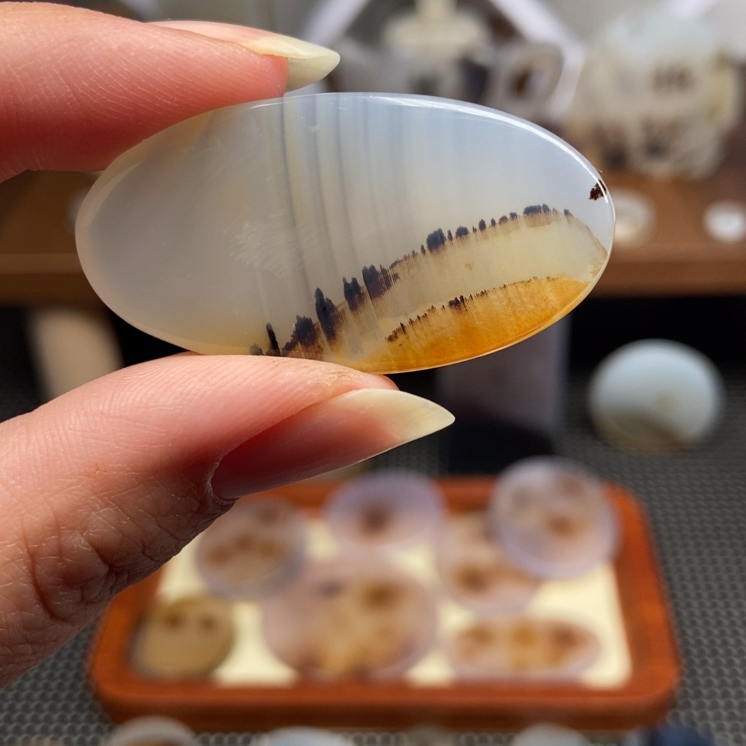 玛瑙/玉髓吊坠(不含链)未镶嵌