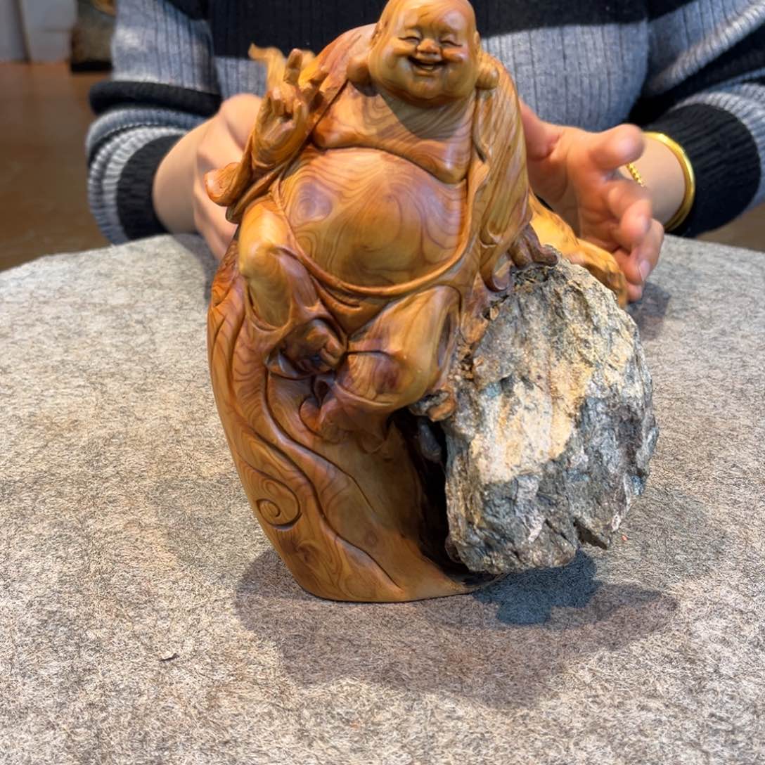 柏木（崖柏）B***y根雕摆件工艺品