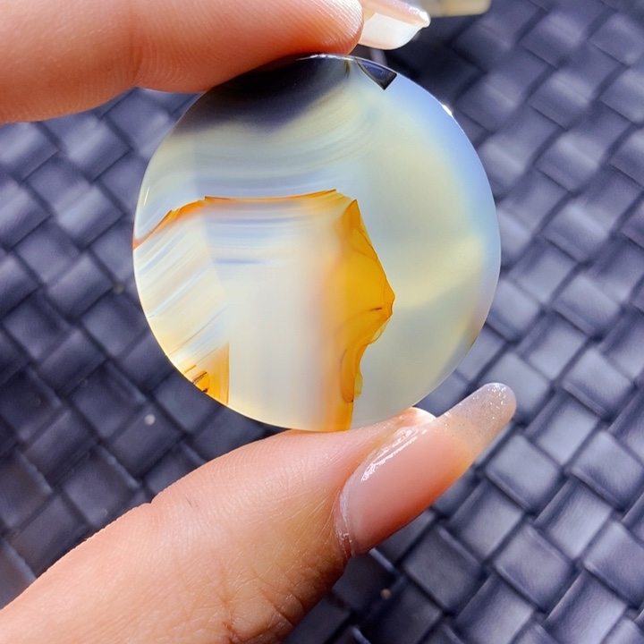 玛瑙/玉髓吊坠(不含链)未镶嵌